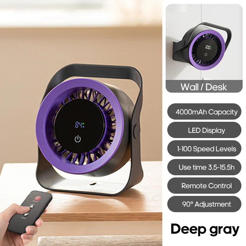 Portable Touchscreen Cooling Fan